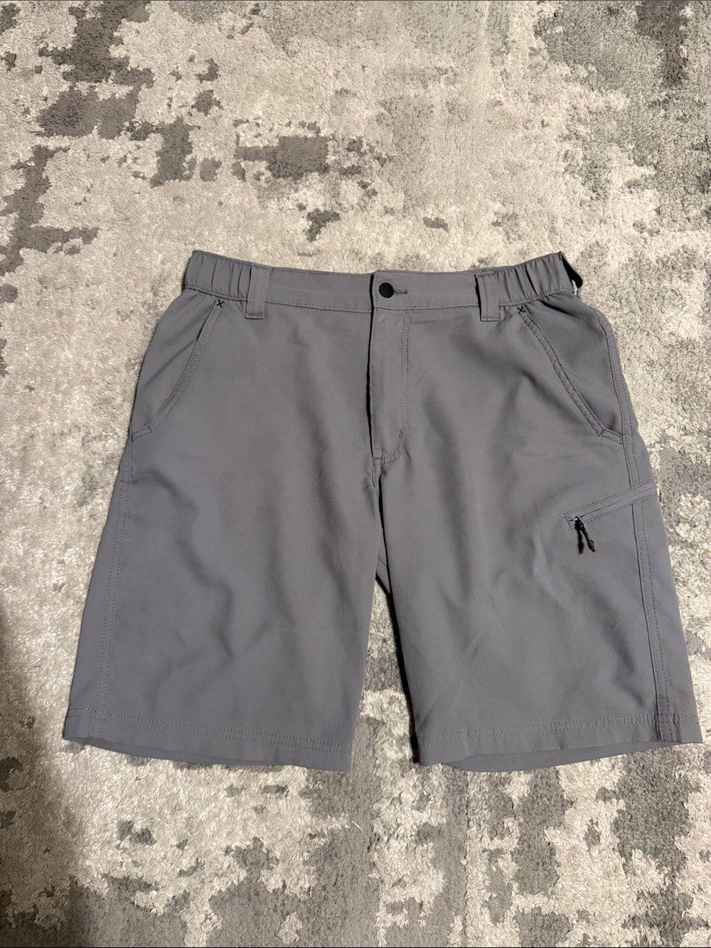 Wrangler Gray Active Stretch Hybrid Shorts